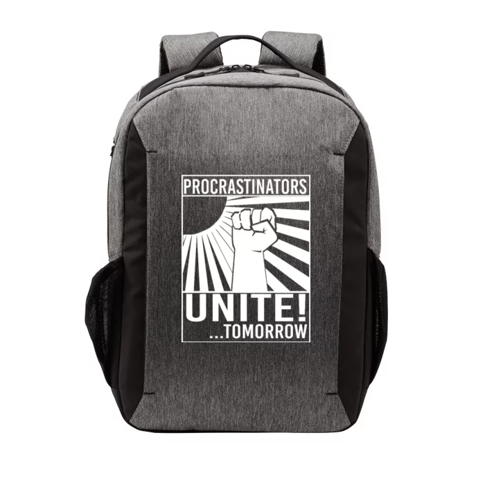 Procrastinators Unite Tomorrow Vector Backpack