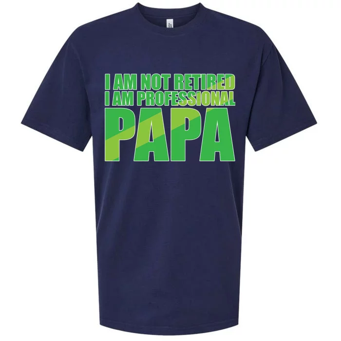 Professional Papa Im Not Retired Sueded Cloud Jersey T-Shirt