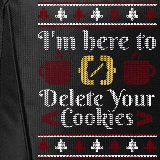 Programmer Ugly Christmas Sweater City Backpack