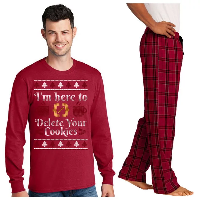 Programmer Ugly Christmas Sweater Long Sleeve Pajama Set