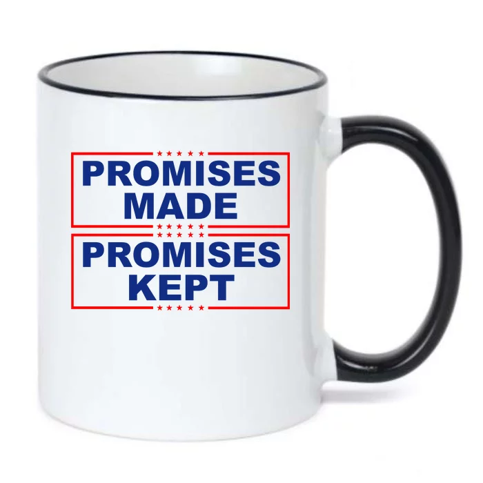 Promises Made Promises Kept Donald Trump Black Color Changing Mug