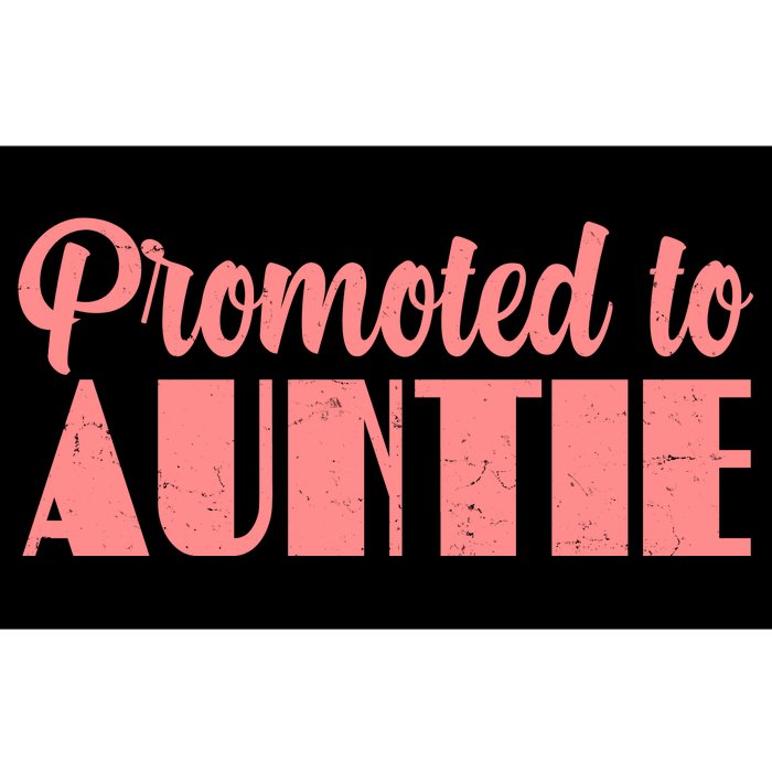 Promoted To Auntie New Baby Niece Nephew Bumper Sticker