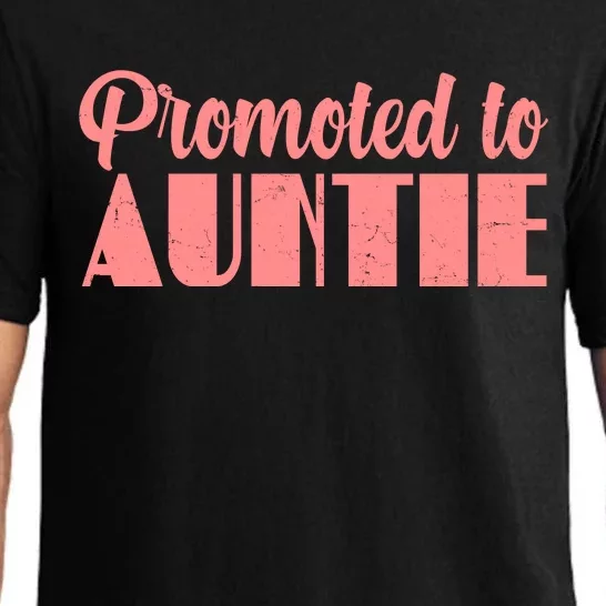 Promoted To Auntie New Baby Niece Nephew Pajama Set