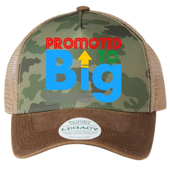 Promoted To Big Brother Colorful Logo Legacy Tie Dye Trucker Hat