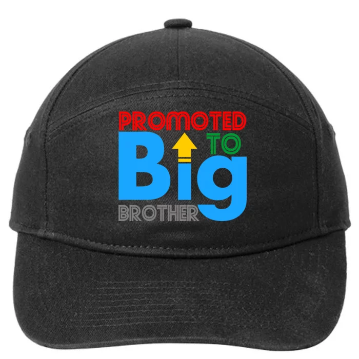 Promoted To Big Brother Colorful Logo 7-Panel Snapback Hat