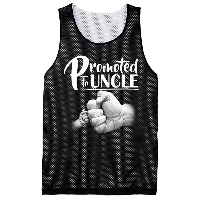 Promoted To Uncle Mesh Reversible Basketball Jersey Tank