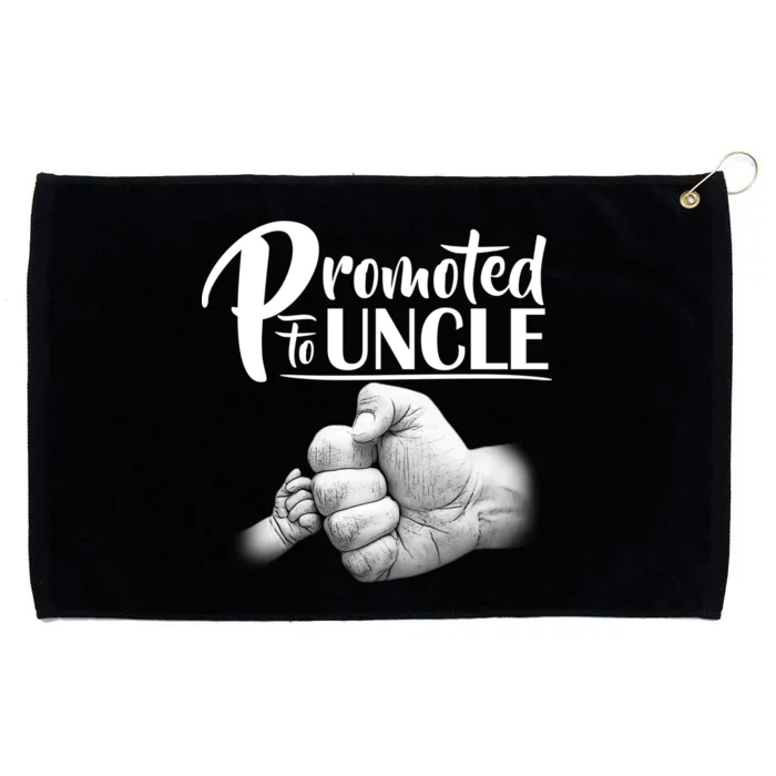 Promoted To Uncle Grommeted Golf Towel