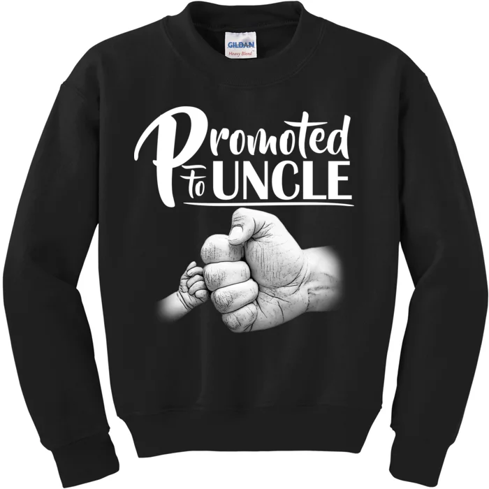 Promoted To Uncle Kids Sweatshirt