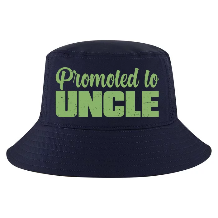 Promoted to Uncle New Baby Niece Nephew Cool Comfort Performance Bucket Hat