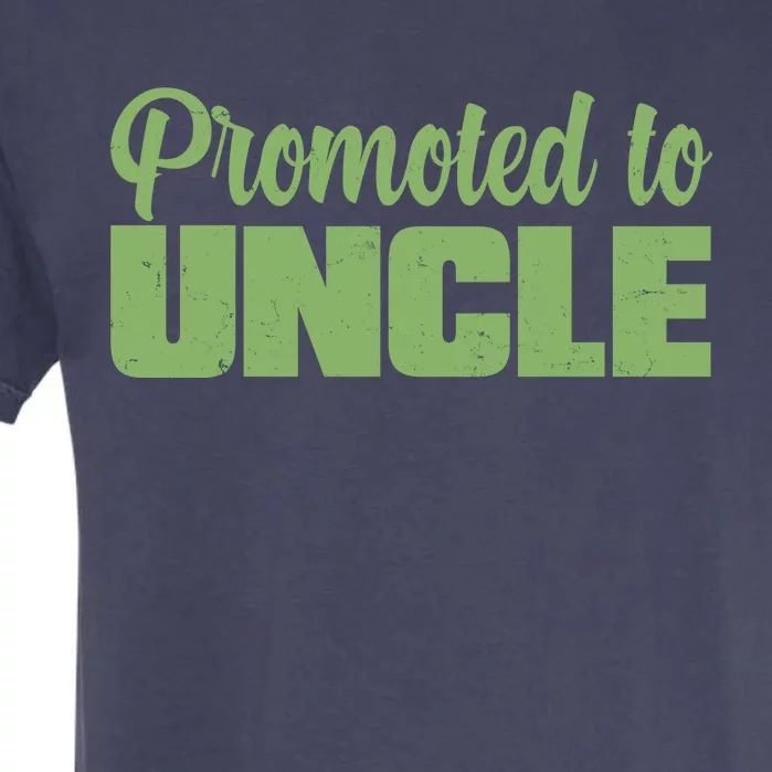 Promoted to Uncle New Baby Niece Nephew Garment-Dyed Heavyweight T-Shirt