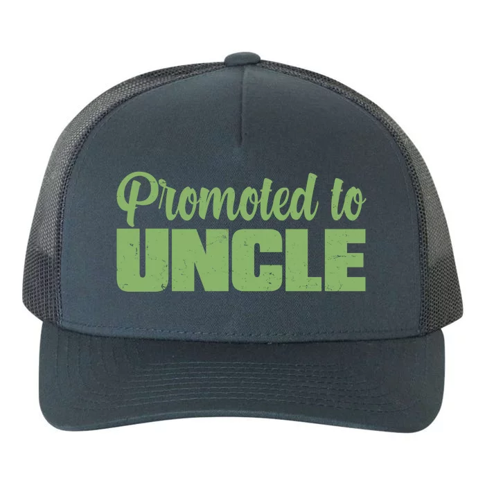 Promoted to Uncle New Baby Niece Nephew Yupoong Adult 5-Panel Trucker Hat