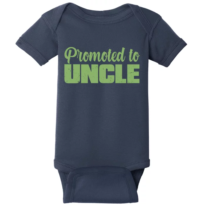 Promoted to Uncle New Baby Niece Nephew Baby Bodysuit