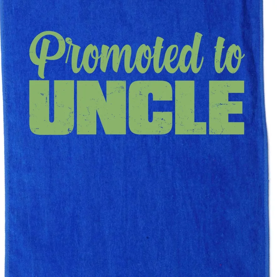 Promoted to Uncle New Baby Niece Nephew Platinum Collection Golf Towel