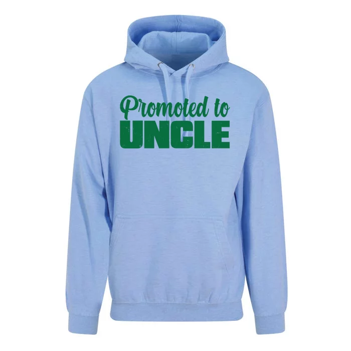 Promoted to Uncle New Baby Niece Nephew Unisex Surf Hoodie