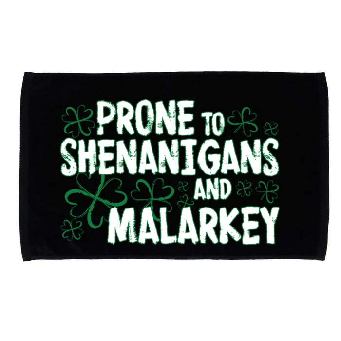 Prone To Shenanigans And Malarkey Microfiber Hand Towel