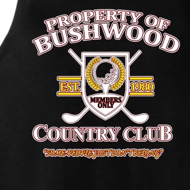 Property Bushwood Country Club Ladies Tri-Blend Wicking Tank