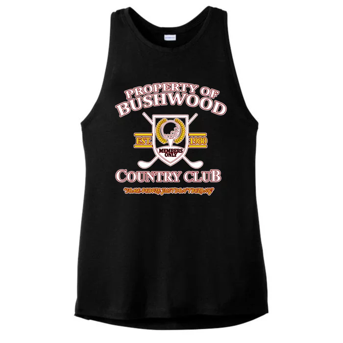 Property Bushwood Country Club Ladies Tri-Blend Wicking Tank