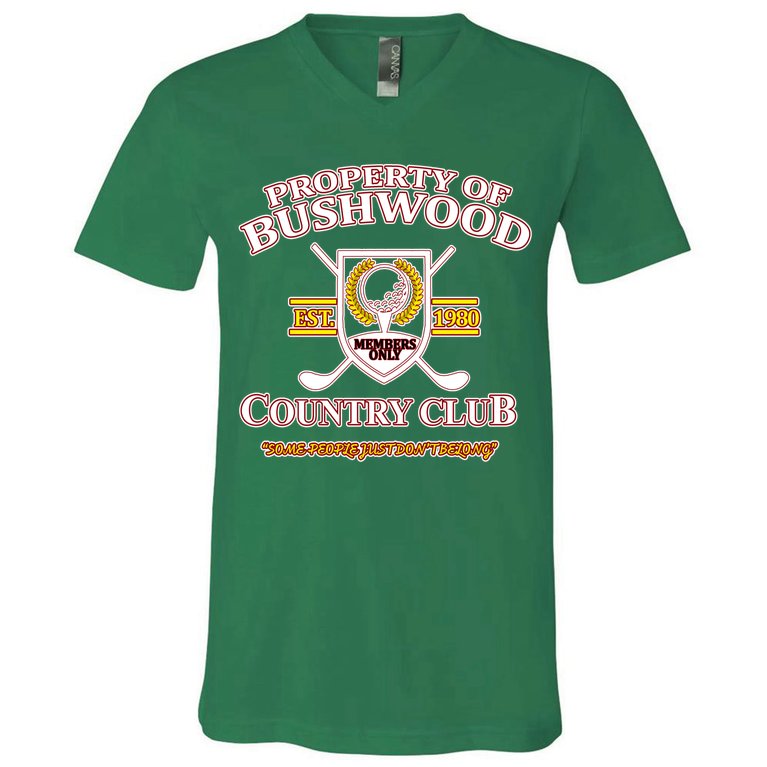 Property Bushwood Country Club V-Neck T-Shirt