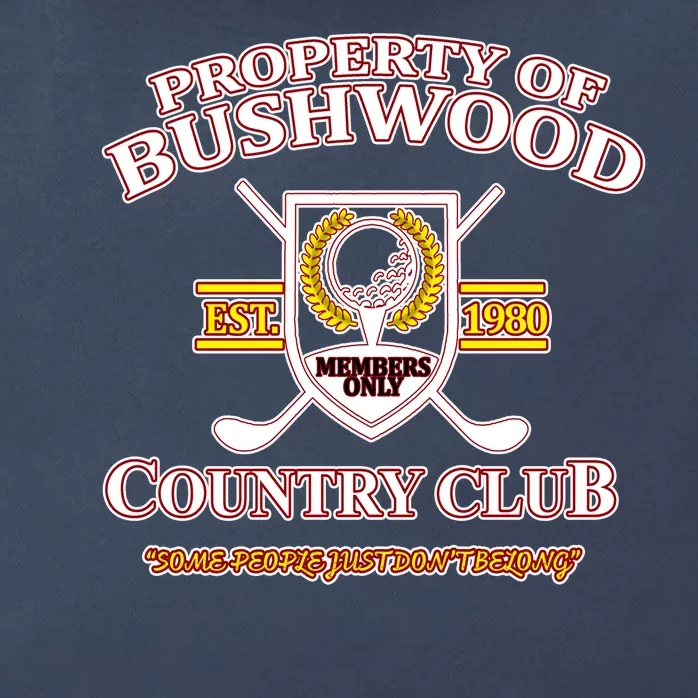 Property Bushwood Country Club Zip Tote Bag