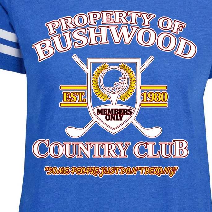 Property Bushwood Country Club Enza Ladies Jersey Football T-Shirt