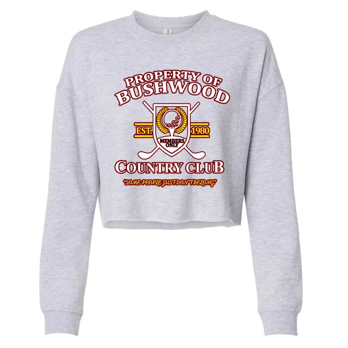 Property Bushwood Country Club Cropped Pullover Crew