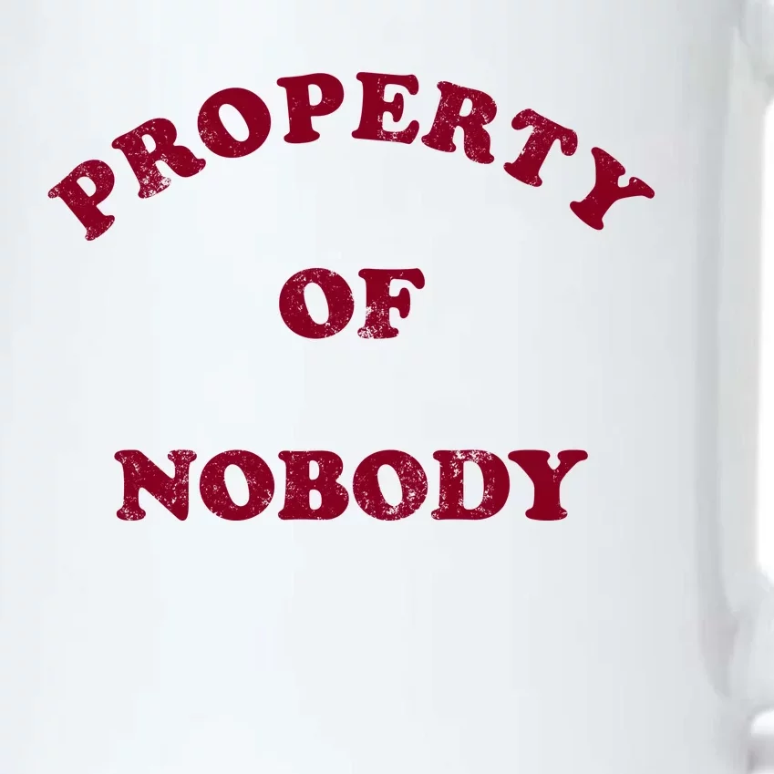 Property Of Nobody Black Color Changing Mug