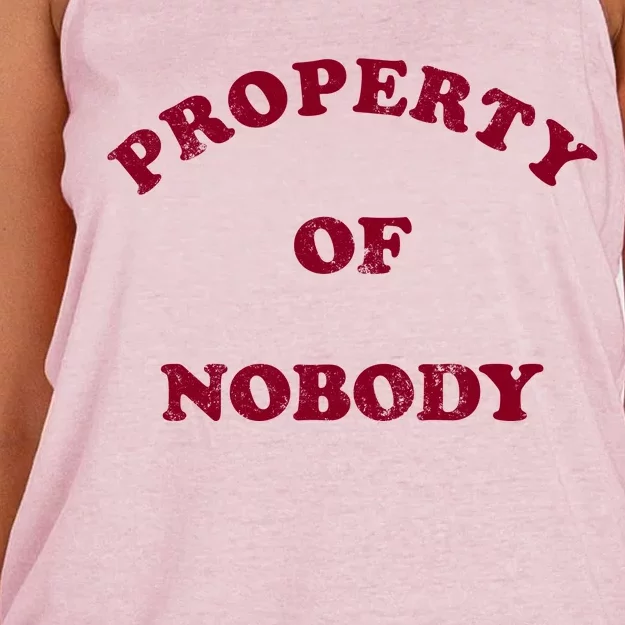 Property Of Nobody Women's Knotted Racerback Tank