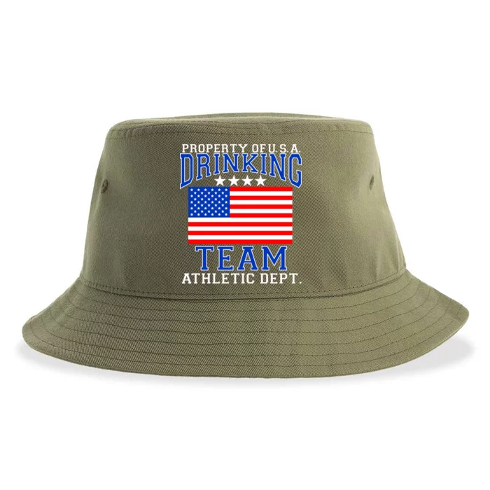 Property of U.S.A. Drinking Team Sustainable Bucket Hat