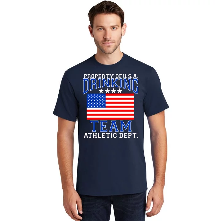 Property of U.S.A. Drinking Team Tall T-Shirt