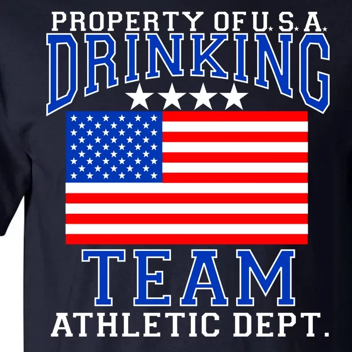 Property of U.S.A. Drinking Team Tall T-Shirt