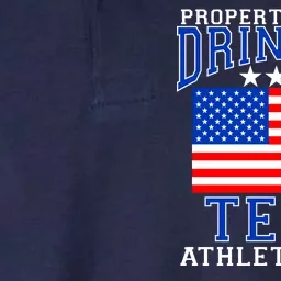 Property of U.S.A. Drinking Team Softstyle Adult Sport Polo