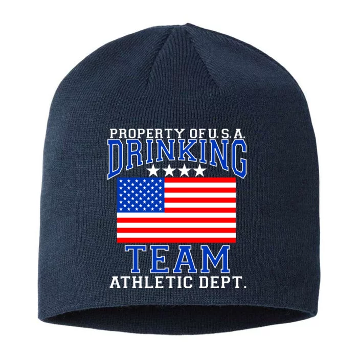 Property of U.S.A. Drinking Team 8 1/2in Sustainable Knit Beanie