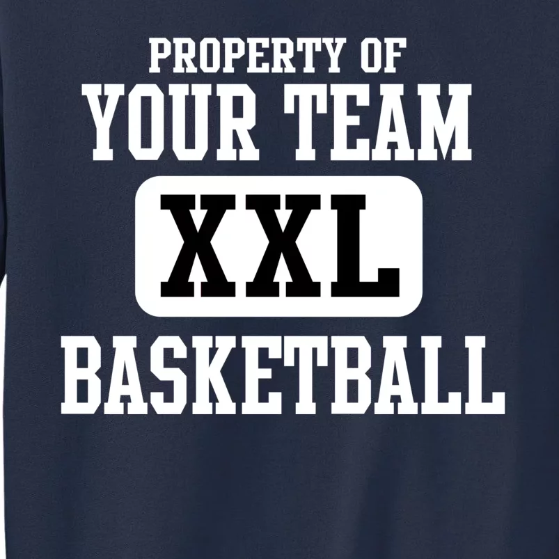 Property Of Your Team XXL Sports Personalize Text Sweatshirt