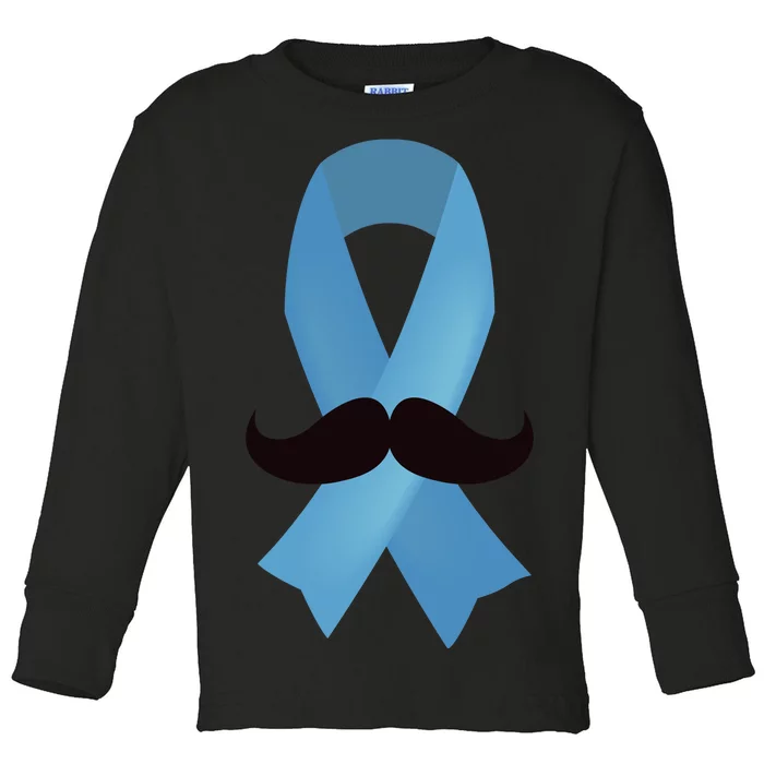 Prostate Awareness Mustache Month Toddler Long Sleeve Shirt