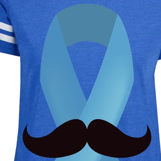 Prostate Awareness Mustache Month Enza Ladies Jersey Football T-Shirt