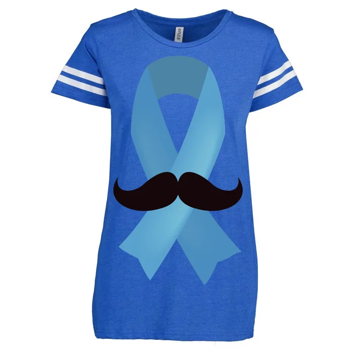 Prostate Awareness Mustache Month Enza Ladies Jersey Football T-Shirt