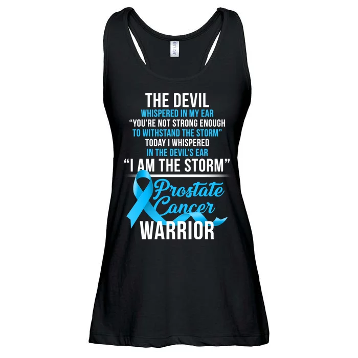 Prostate Cancer Warrior I Am The Storm Ladies Essential Flowy Tank