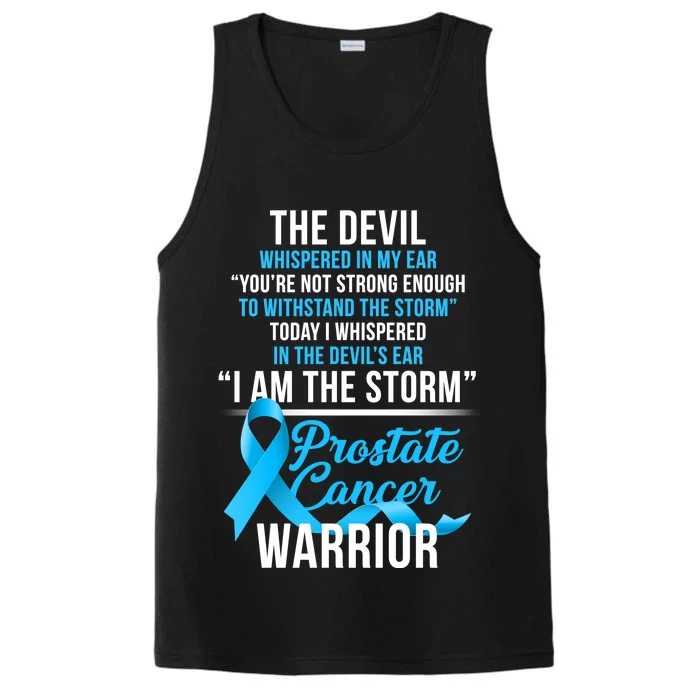 Prostate Cancer Warrior I Am The Storm Performance Tank