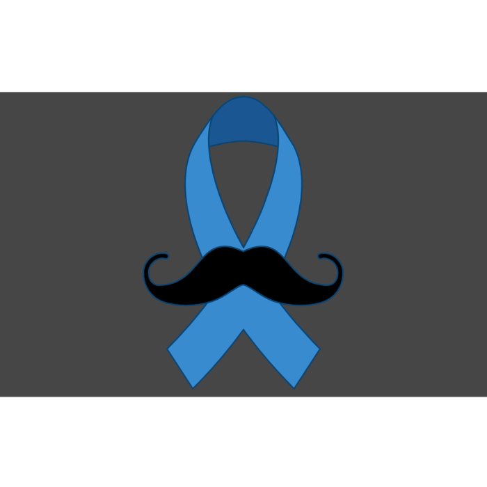 Prostate Mustache Ribbon Bumper Sticker