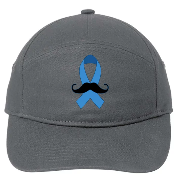 Prostate Mustache Ribbon 7-Panel Snapback Hat