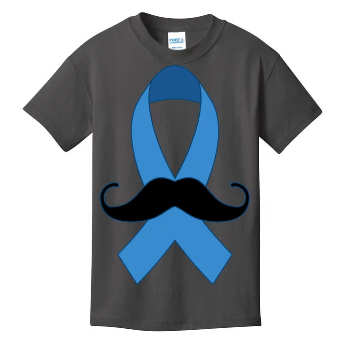 Prostate Mustache Ribbon Kids T-Shirt