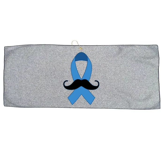 Prostate Mustache Ribbon Large Microfiber Waffle Golf Towel