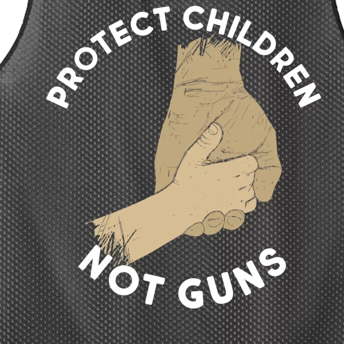 Protect Children Not Guns Mesh Reversible Basketball Jersey Tank