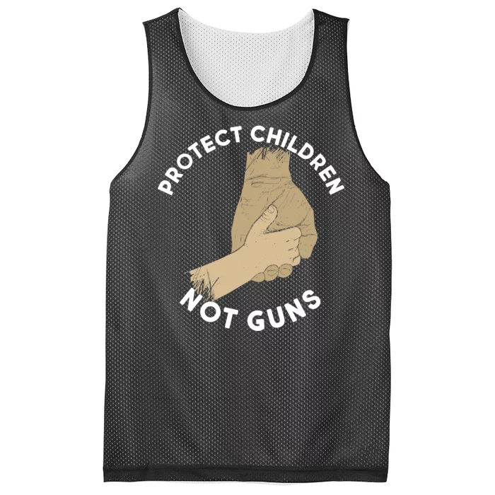 Protect Children Not Guns Mesh Reversible Basketball Jersey Tank