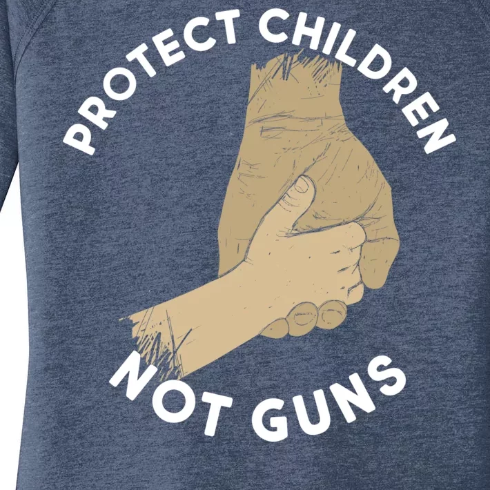 Protect Children Not Guns Women's Perfect Tri Tunic Long Sleeve Shirt