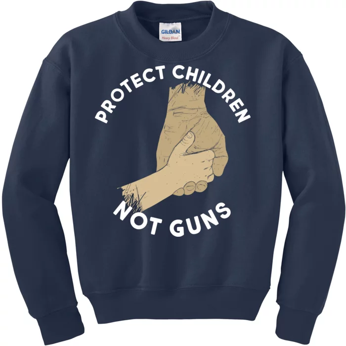 Protect Children Not Guns Kids Sweatshirt