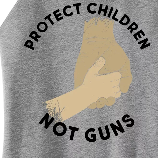 Protect Children Not Guns Women’s Perfect Tri Rocker Tank