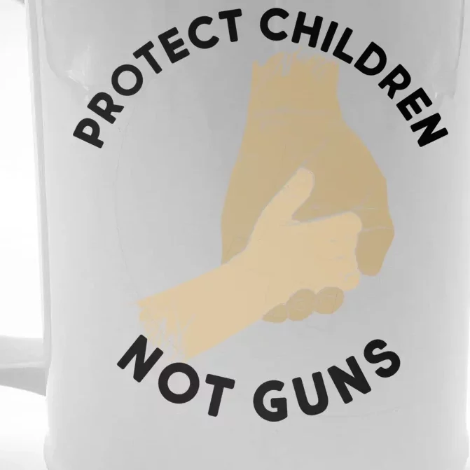 Protect Children Not Guns Front & Back Beer Stein