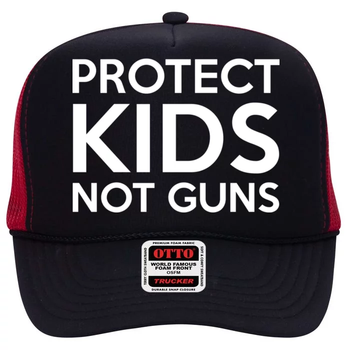 Protect Kids Not Guns High Crown Mesh Trucker Hat