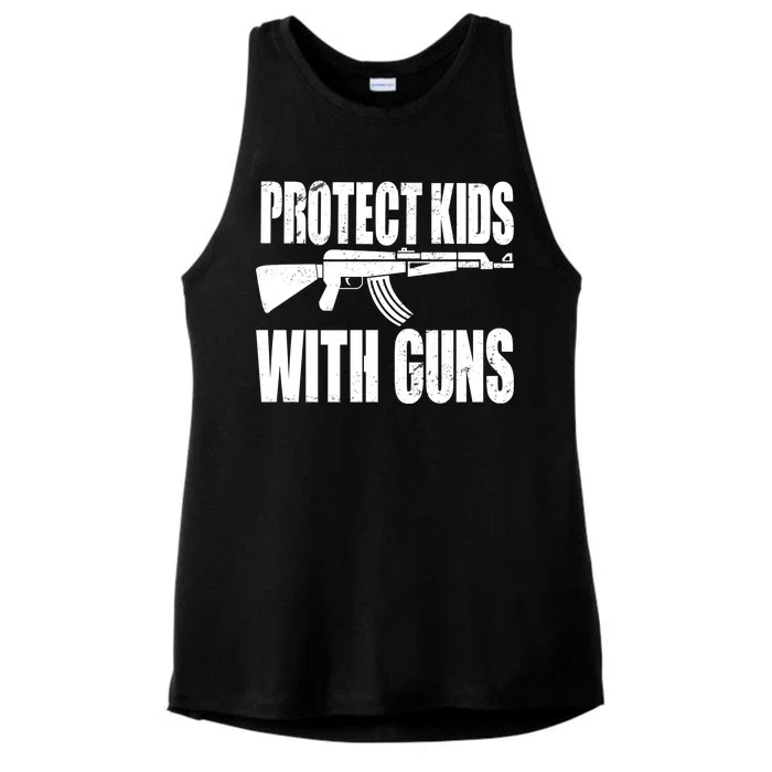 Protect Kids With Guns Ladies Tri-Blend Wicking Tank